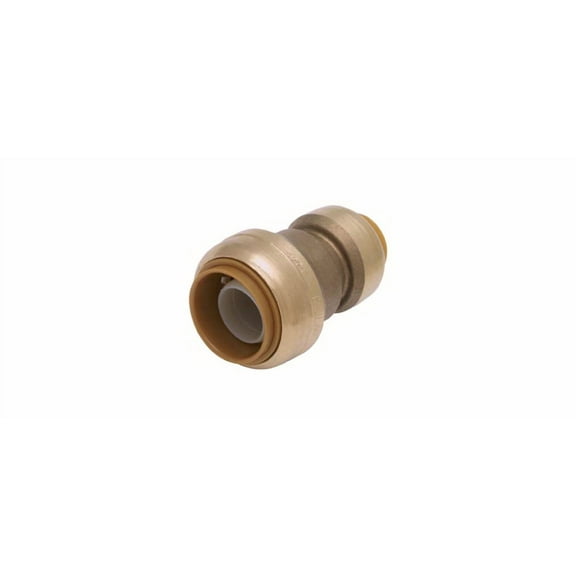 SharkBite 3/8 in. Push x 1/2 in. Dia. Push Brass Reducing Coupling