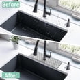 thumbnail image 5 of Kitchen Sink Splash Guard Faucet Mat 24" X 5.5" Geometry Absorbent Fast Drying Mat Faucet Draining Mat Sink Splash Guard Behind Faucet Drip Catcher for Kitchen Bathroom, 5 of 5