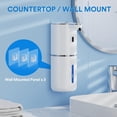 thumbnail image 5 of Dispensador de Jabón Automático con Pantalla Digital, Montaje en Pared, Sin Contacto, Dispensador de Jabón en Espuma Eléctrico de 380 Ml., 5 of 5