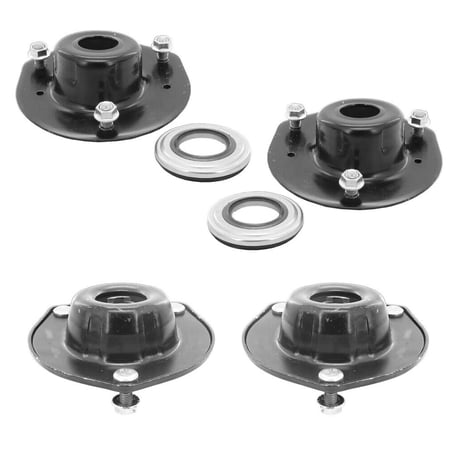 4M Auto Parts. Front & Rear Suspension Strut Mounts. Complete Set. 4PCS. Parts 702927 702927 703991 703991.