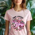 thumbnail image 5 of One Loved Nurse Graphic T-Shirt for Women Men | Cute Pink Medical Tee, Black, Size 2XL, 5 of 6