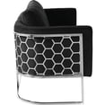 thumbnail image 4 of Meridian Furniture Casa Black Velvet Upholstereded Sofa, 4 of 8