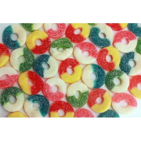 Grandys Candys Fruity Flavored Gummi Rings Bulk Sizes