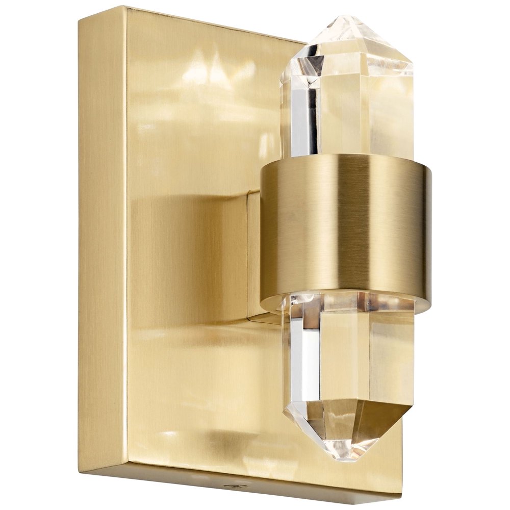 Elan Arabella 6" High Champagne Gold LED Wall Sconce