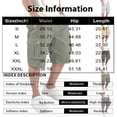 thumbnail image 2 of Homeyce Men's 3/4 Length Cargo Shorts Elastic Waist Big and Tall Below Knee Shorts with Multi-Pockets Long Capri Below the Knee Cargo Shorts Casual Hiking Relaxed Fit Hiking Half Pants,Gray S, 2 of 5