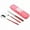 Red, variant on Kdkad Portable Reusable Cutlery Set for Camping, Lunch, Work & School - Lightweight Travel Utensils with Case, Eco-Friendly, Easy to Clean - Serviceable Spork, Spoon, Fork for Outdoor, Office, College