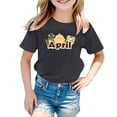 thumbnail image 1 of TZEWGL T-Shirts For Infnat Short Sleeve Crew Neck Monthly Word Prints Clothes For Toddlers size 2-3T, 1 of 4