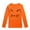 Orange, variant on WOYY Toddler Girls Long Sleeve T-Shirt Cat Print Crew Neck Tshirt Casual Cute T Shirt