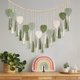 thumbnail image 2 of Chic Feather Boho Wall Decor Wowen Wall Art Leaf Tassels Tapestry, 2 of 5
