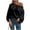 Black, variant on Long Sleeve Shirts for Women, Off The Shoulder Blouses for Women Long Length Sleeve Tops Dressy Casual Blouse