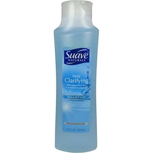 Suave Naturals Daily Clarifying Shampoo 12 oz (Pack of 3)