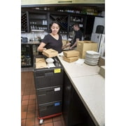 Cambro EPP180SW110 Black Top Loading Cam GoBox Catering Box