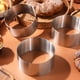 thumbnail image 3 of WORGEOUS Moldes de pastel de 4 piezas Moldes de mousse mousse moho redondo de acero inoxidable para hornear doméstico, 3 of 8