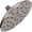Brushed Nickel, variant on Aqua Elegante Rainfall Shower Head for Overhead Luxury Rain Showers - 2.5 GPM - Polished Chrome