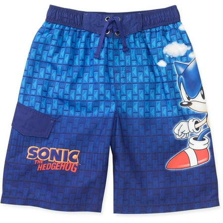 sonic shorts swim hedgehog boys