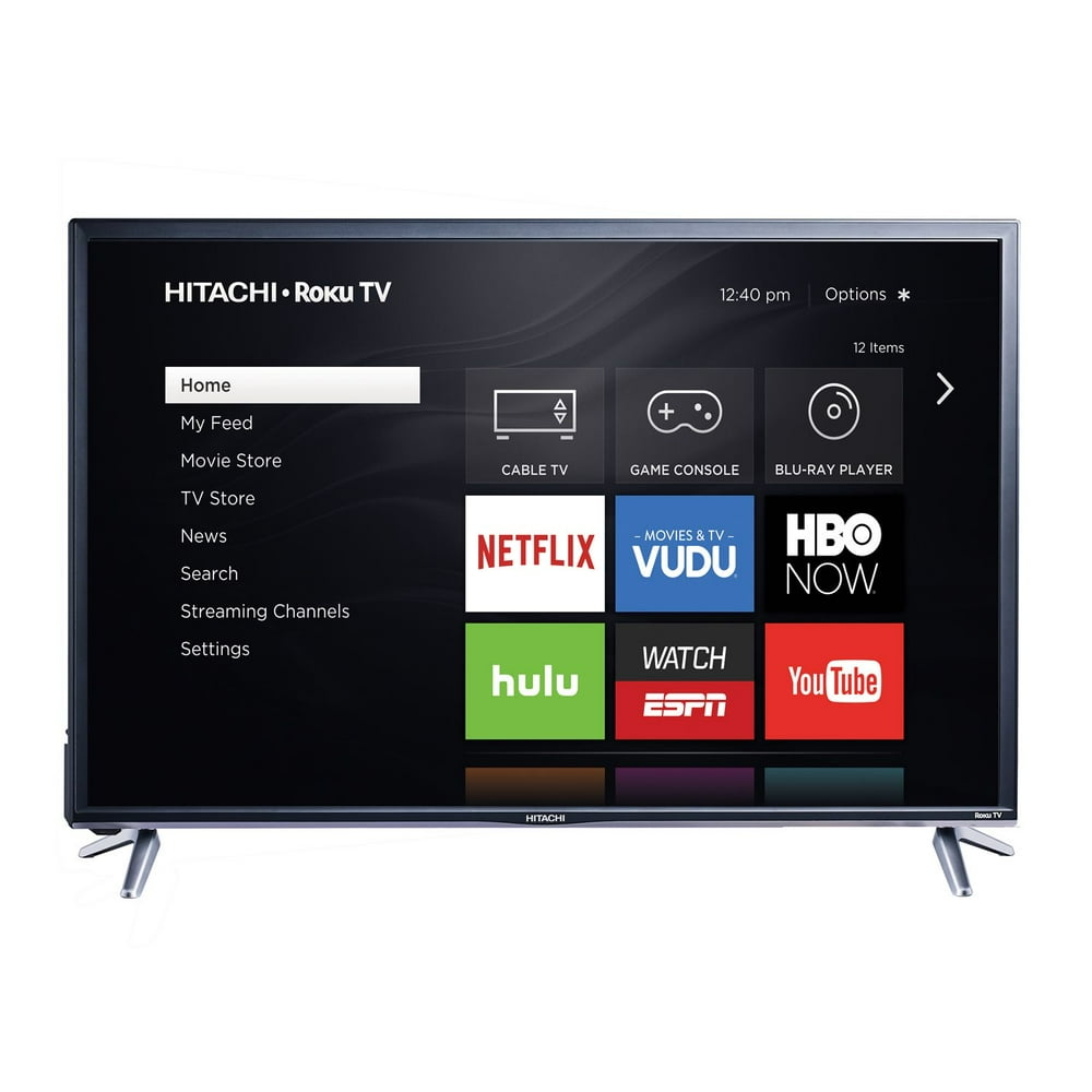 Hitachi 43" Class FHD (1080P) Roku Smart LED HDTV (43R5)