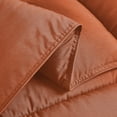 thumbnail image 3 of Chezmoi Collection Rust Orange Down Alternative Comforter King - 3-Piece All Seasons Lightweight Comforter Set - Microfiber Comforter Duvet Insert with Corner Tabs, 3 of 5