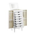 thumbnail image 3 of Powell Barjune Jewelry Armoire, White, 3 of 33