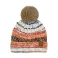 thumbnail image 7 of CC Multi Color Space Dye Pom Beanie, 7 of 7