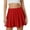 Red, variant on High Elasticity Text Print A Line Skirt For Plus Size Stretchy Hem Midi Skirt With Flared Swing Beautiful Stylish Women's Skirt