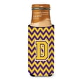 thumbnail image 3 of Carolines Treasures CJ1041-DMUK Letter D Chevron Purple and Gold Ultra Beverage Insulators for slim cans  Slim Can, 3 of 3