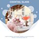 thumbnail image 5 of 1 juego de 4 copas de cóctel con forma de pájaro, copas de vino transparentes., 5 of 5