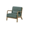 thumbnail image 4 of Sage Corduroy Accent Chair - Modern Living Room Furniture, 26" Wide, Wooden Frame, Comfortable Seat, Sage Green Color, Perfect for Relaxation, 4 of 11