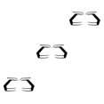 thumbnail image 1 of Wweixi Easy Installation Splitter Canard For Enhanced Appearance And Reliable Performance Waterproof Plastic Lamp Light Trim 3Set, 1 of 6
