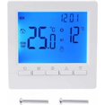 thumbnail image 1 of Termostato inteligente WiFi para calefacción por suelo radiante, pantalla LCD digital que ofrece lecturas claras, luz de fondo azul que mejora la visibilidad, función de memoria que garantiza una, 1 of 5