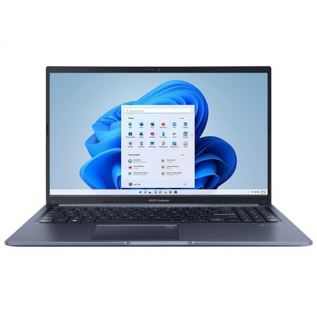 ASUS Vivobook 15 Slim Laptop, 15.6” FHD Display, Intel Core i5-12500H CPU, Intel Iris Xe graphics, 16GB RAM, 512GB SSD, Windows 11 Home, Quiet Blue, F1502ZA-NB54