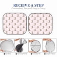 thumbnail image 5 of Picia Heart Cat 2 Piece Car Windshield Sun Shade Foldable | Foldable Sun Shield for Front Window Blocks UV Rays and Keeps Your Vehicle Cool-Large, 5 of 7