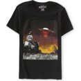 thumbnail image 1 of Camiseta gráfica Aeropostale para hombre vaqueros extraterrestres color negro pequeña, 1 of 1