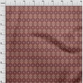 thumbnail image 4 of oneOone Silk Tabby Rust Brown Fabric Asian Kilim Sewing Craft Projects Fabric Prints By Yard 42 Inch Wide, 4 of 5