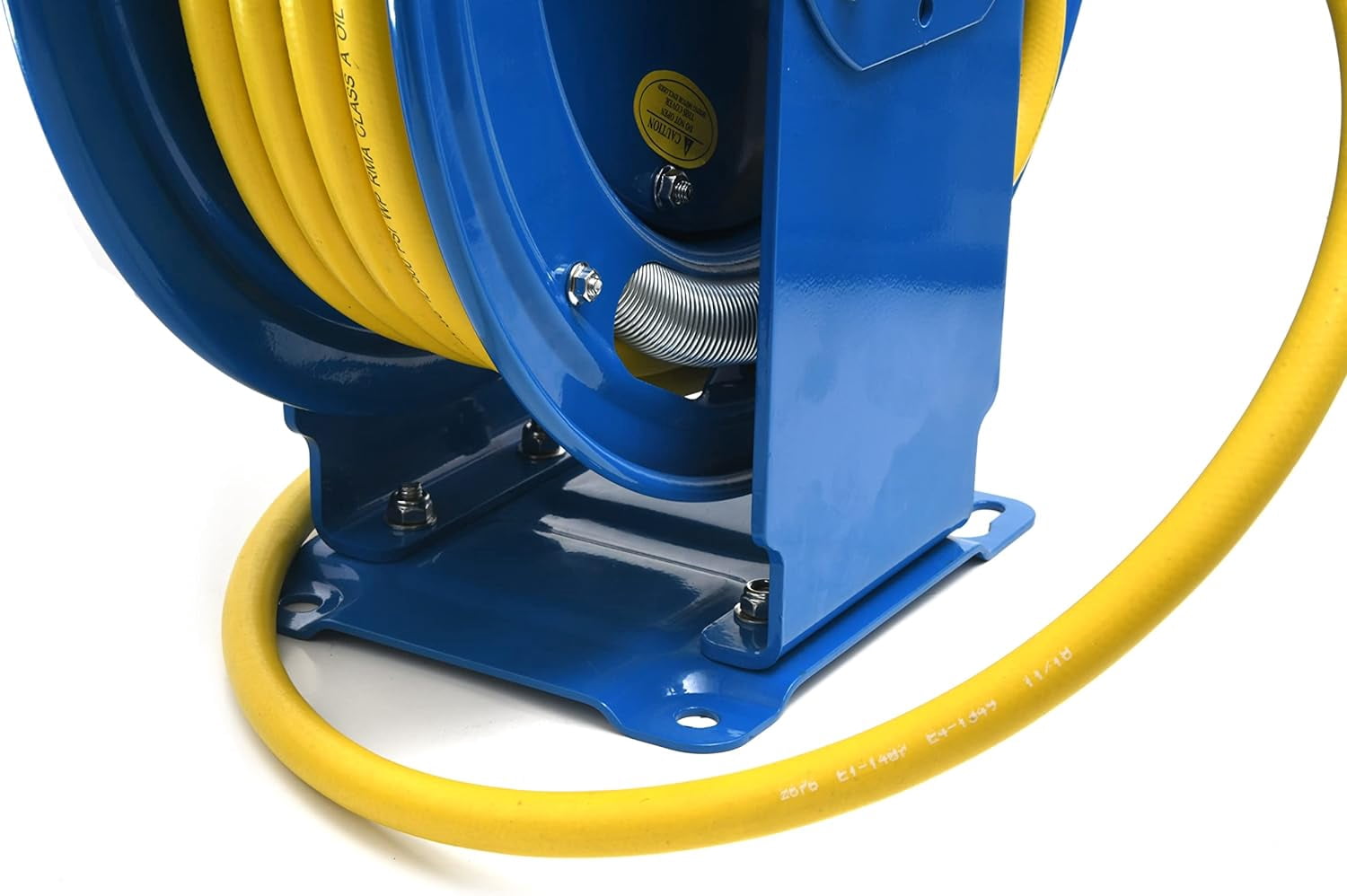 BluBird OilShield Rubber Air Hose Reel Dual Arm Assembly 1/2" x 50'