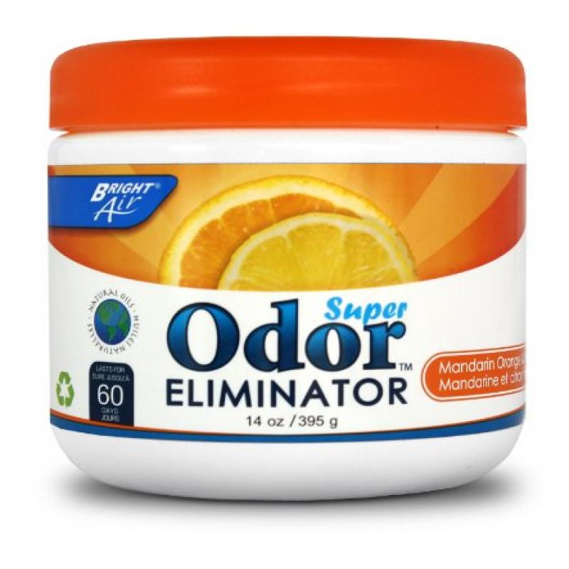 Bright Air Solid Air Freshener and Odor Eliminator, Mandarin Orange and