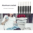 thumbnail image 3 of fankhu 8pcs Ergonomic Aluminum Crochet Hooks Yarn Knitting Needles for Sweater (B), 3 of 9