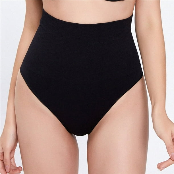 Ropa interior de cintura alta sin costuras y elástica para mujer, pantalones moldeadores de vientre de verano, faja, tangas sexys para el vientre
