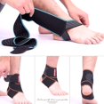 thumbnail image 4 of Soporte de tobillo Candy Li ajustable de nylon transpirable gris, 4 of 6