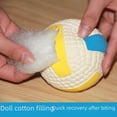 thumbnail image 2 of Pelota de látex para mascotas, pelota deportiva, pelota para perros, rechinar los dientes, juguete con sonido para limpiar, pelota de fútbol para mascotas, 2 of 3