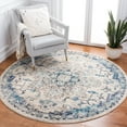 thumbnail image 3 of SAFAVIEH Madison Dalia Oriental Area Rug, Ivory/Grey, 3' x 3' Round, 3 of 12