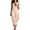 Orange, variant on Eawtki Women's V Neck Sleeveless Maxi Dress Vertical Stripes Loose Fit Casual Summer Linen Blend Beach Cover Up Dress