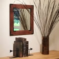 thumbnail image 3 of Hosley Wooden Brown Frame Mirror 20 Inch High, 3 of 8