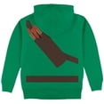thumbnail image 2 of Halloween Robin Hood Costume Green Toddler Hoodie - 4T, 2 of 2