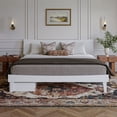 thumbnail image 3 of Phoenix King Size Solid Wood Platform Bed with Drawers in White, 3 of 14