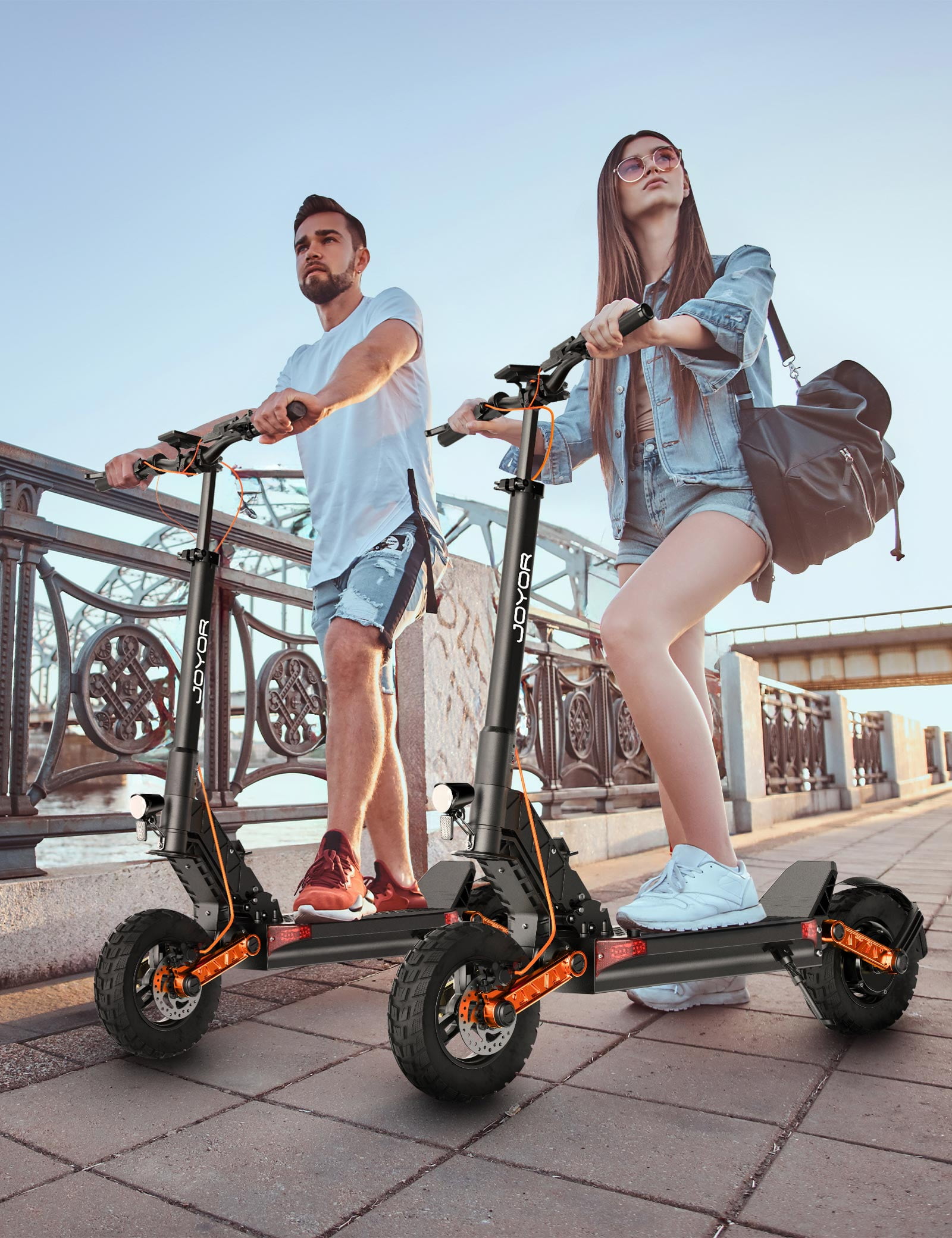 JOYOR S5-Z Electric Scooter for Adults, 48V 13AH Battery Up To 39