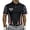 Black, variant on Men's USA 250th Anniversary Polo Tshirt, Patriotic American Flag Graphic Tee, Golf Polos with Dynamic Stripe Patterns and Breathable Mesh Fabric Multicolor M