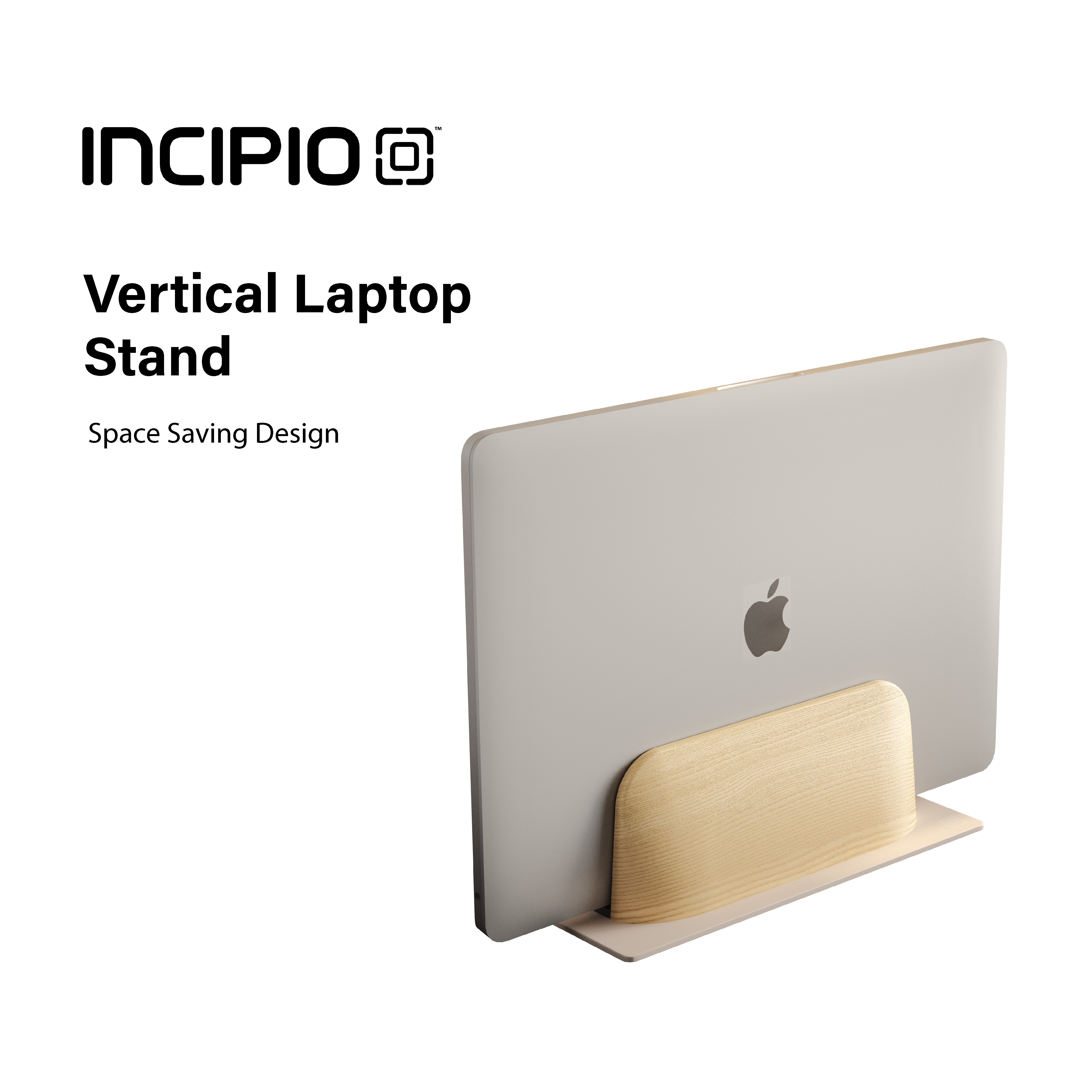 Incipio Vertical Laptop Stand with Wooden Base photo 2