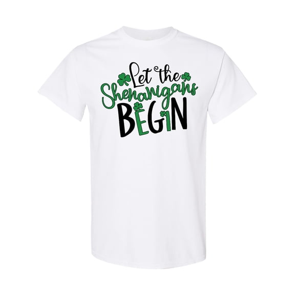 Inktastic St. Patrick's Day Let the Shenanigans Begin T-Shirt