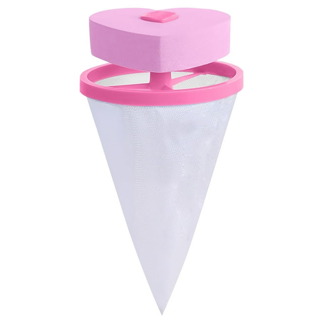 DPTALR Filtre en Forme de Cœur pour Machine à Laver Sac en Maille pour Nettoyer les Débris et Rouleau de Filtre à Cheveux