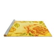 thumbnail image 2 of Ahgly Company Machine Washable Indoor Rectangle Botanical Yellow Coastal Area Rugs, 2' x 4', 2 of 4